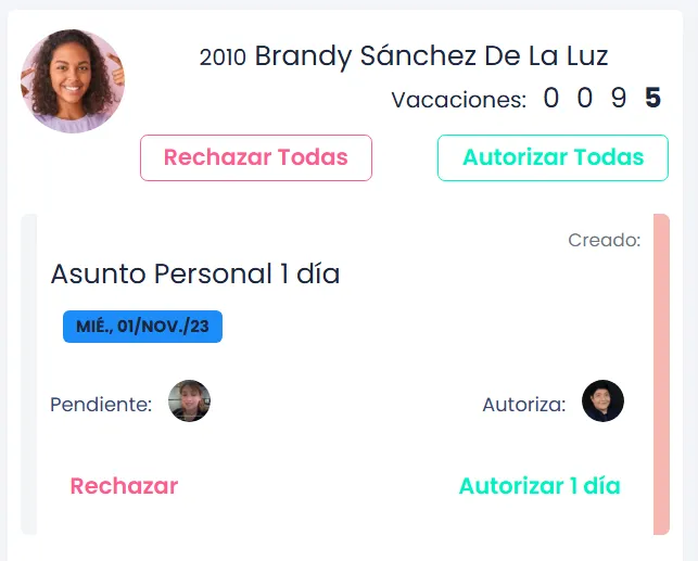 Flujos de aprobación multinivel con trazabilidad de permisos e incidencias en Kaelia