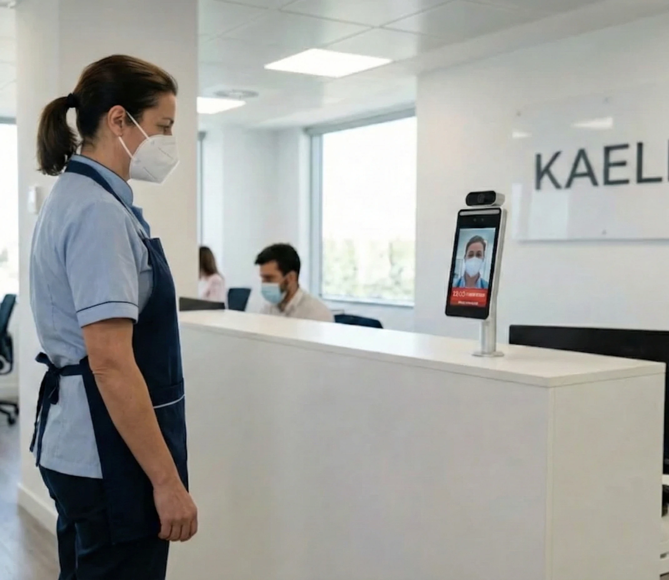 Biometría sin contacto para personal hotelero — caso TwinDolphin