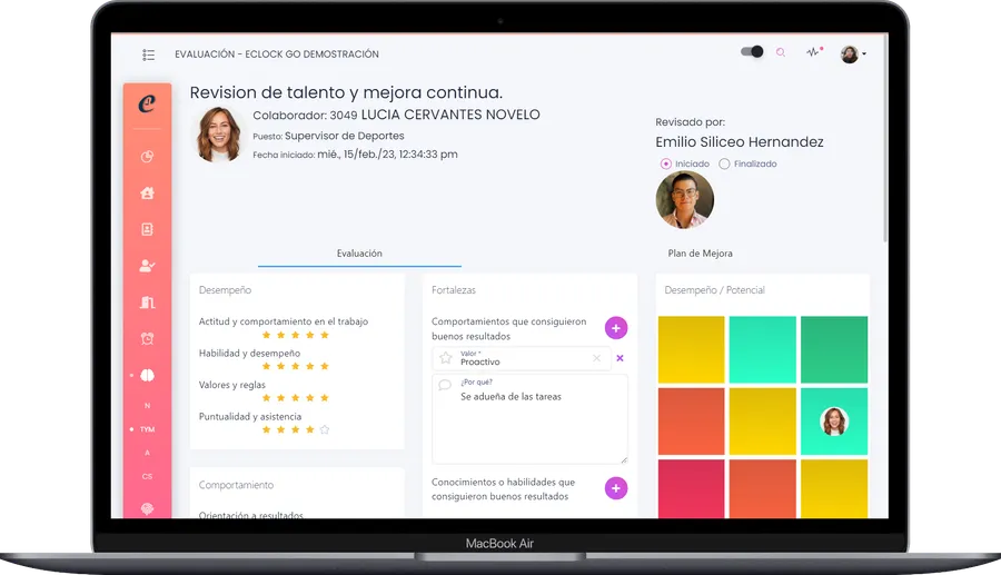 Módulo de Talento y Desarrollo - Kaelia